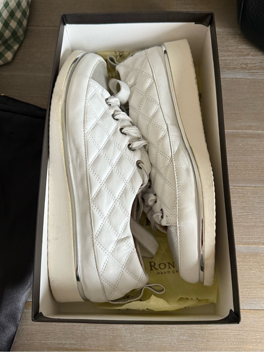 Ron White Quilted Nappa Shoe - W 8.5